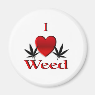 Íman I Heart Weed