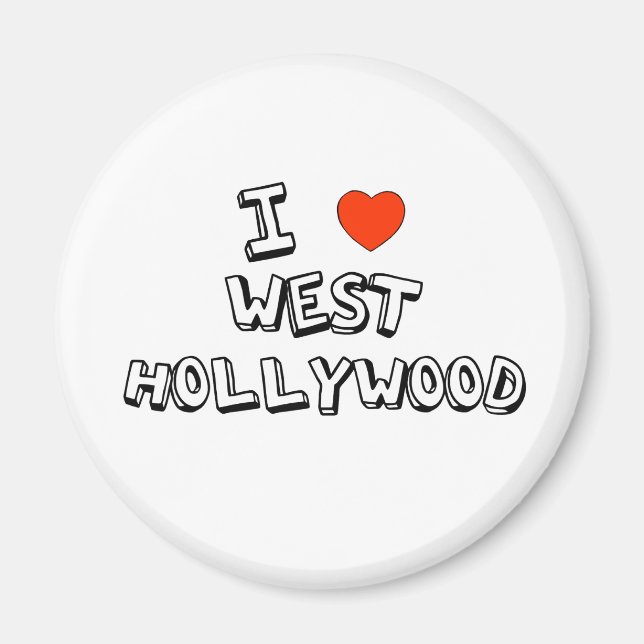 Íman I Heart West Hollywood (Frente)