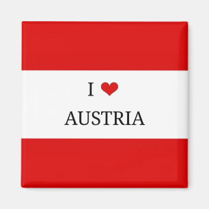 Íman I Love Austria, Bandeira da Áustria