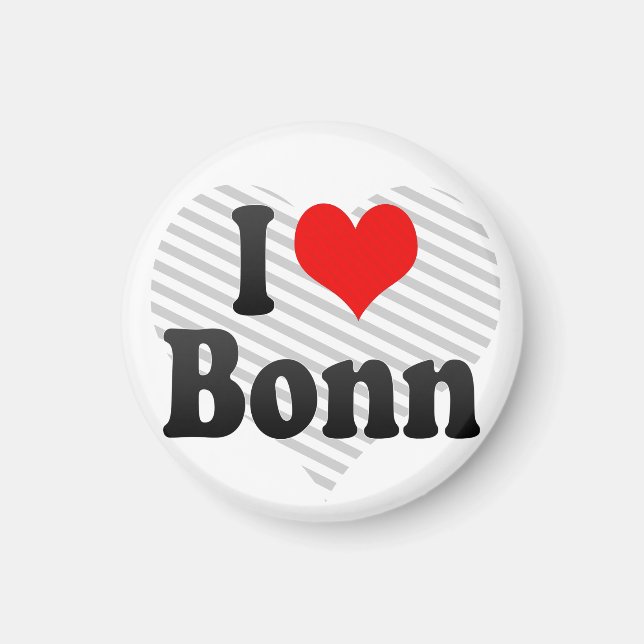 Íman I Love Bonn, Alemanha (Frente)