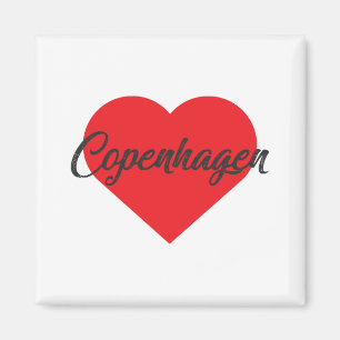Íman I Love Copenhagen - Dinamarca