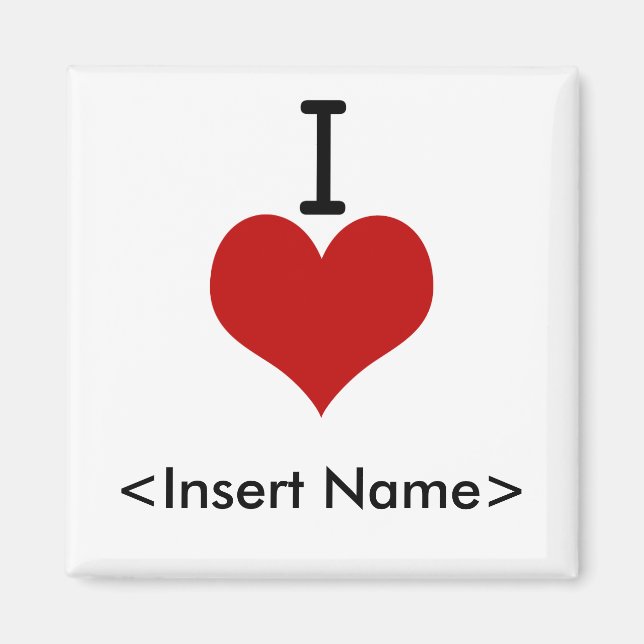 Íman I Love (coração) (Frente)