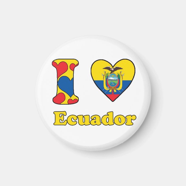 Íman I love Ecuador (Frente)