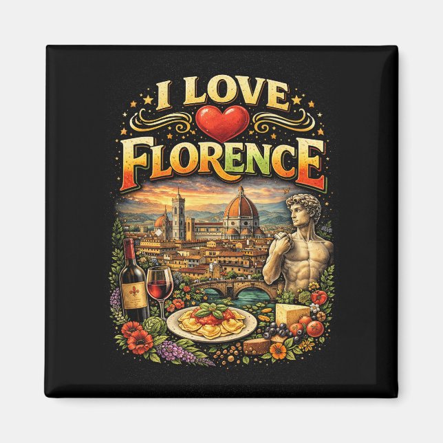 Íman I Love Florence (Frente)