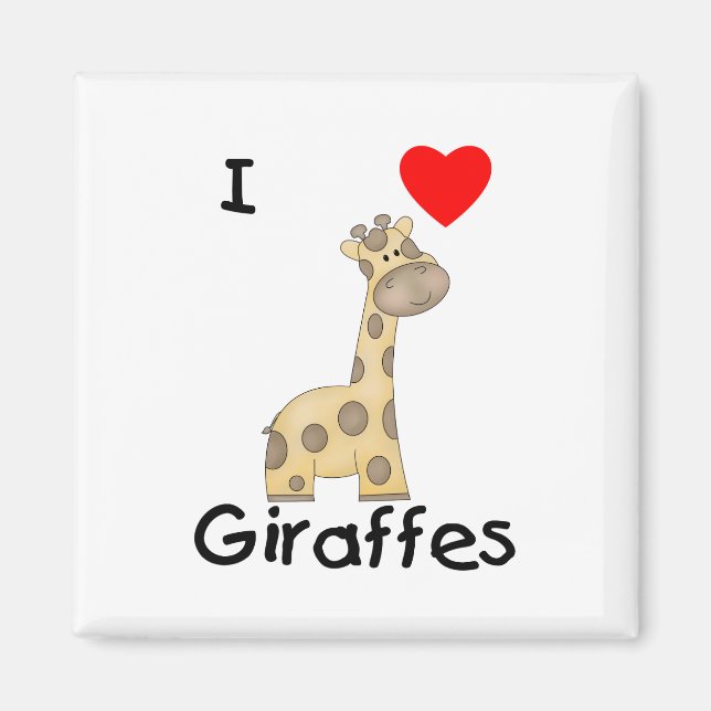 Íman I Love Girafas (2) (Frente)