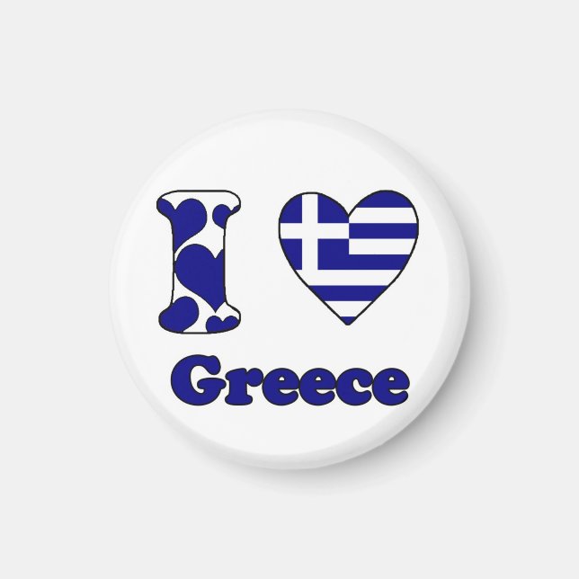 Íman I love Greece magnet (Frente)
