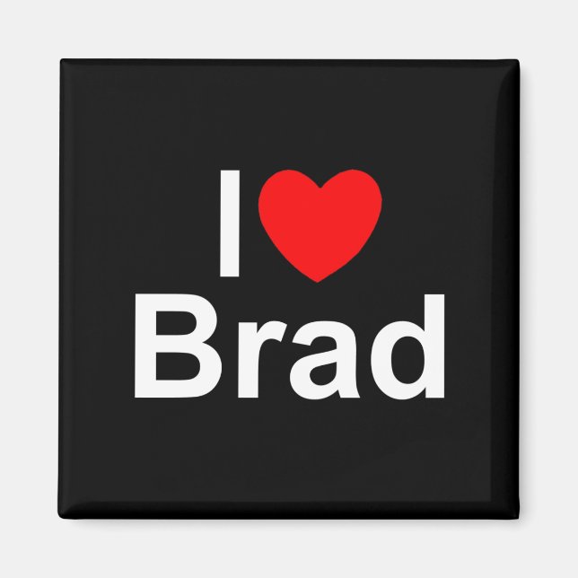 Íman I Love (Heart) Brad (Frente)