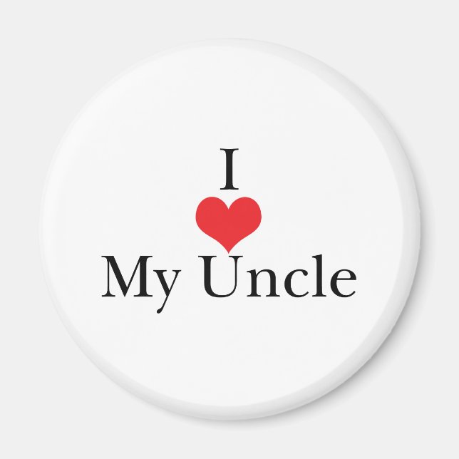 Íman I Love (Heart) My tio (Frente)