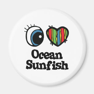 Íman I Love (Heart) Ocean Sunfish
