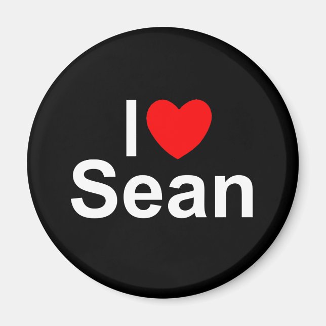 Íman I Love (Heart) Sean (Frente)