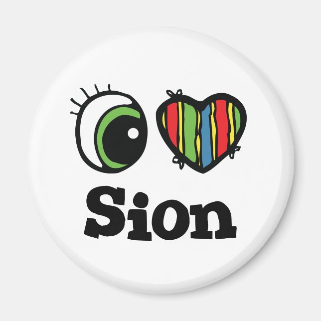 Íman I Love (Heart) Sion (Frente)