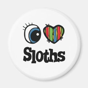Íman I Love (Heart) Sloths