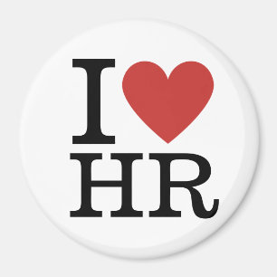 Íman I ❤️ Love HR - Departamento de RH - Magnet