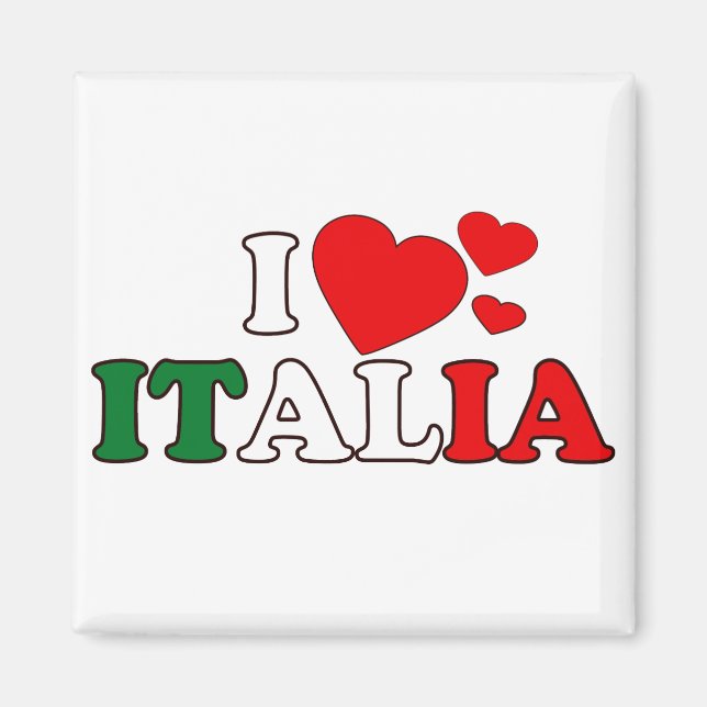 Íman I Love Italia Magnet (Frente)