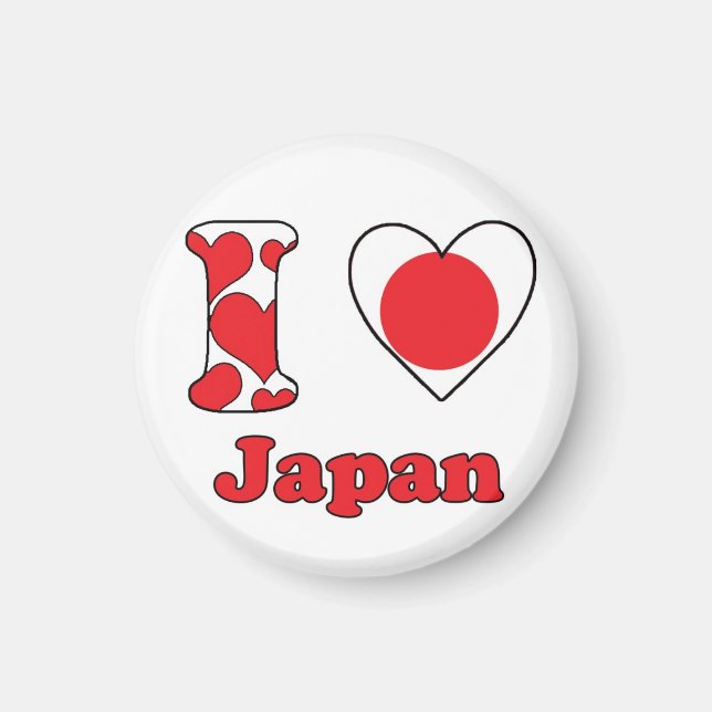 Íman I love Japan magnet (Frente)