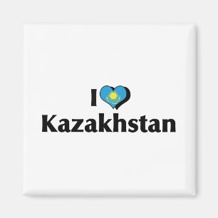 Íman I Love Kazakhstan Flag