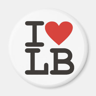 Íman I Love LB Magnet
