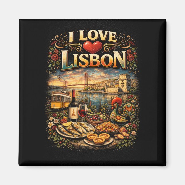 Íman I Love Lisbon (Frente)