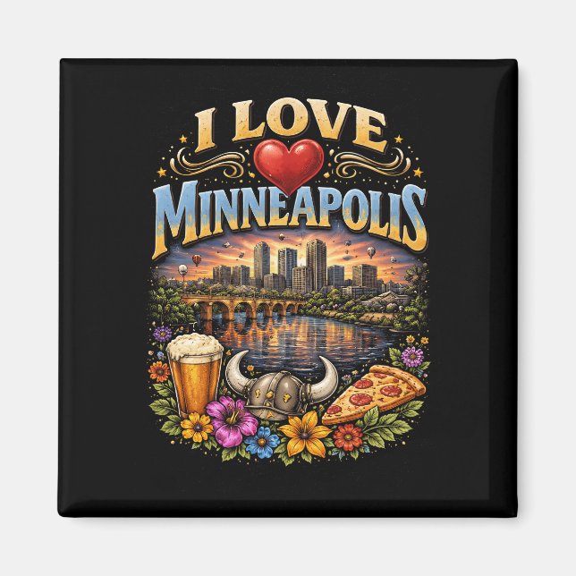 Íman I Love Minneapolis (Frente)
