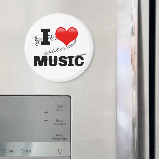 Íman I Love Music, popular design (In Situ (Fridge))