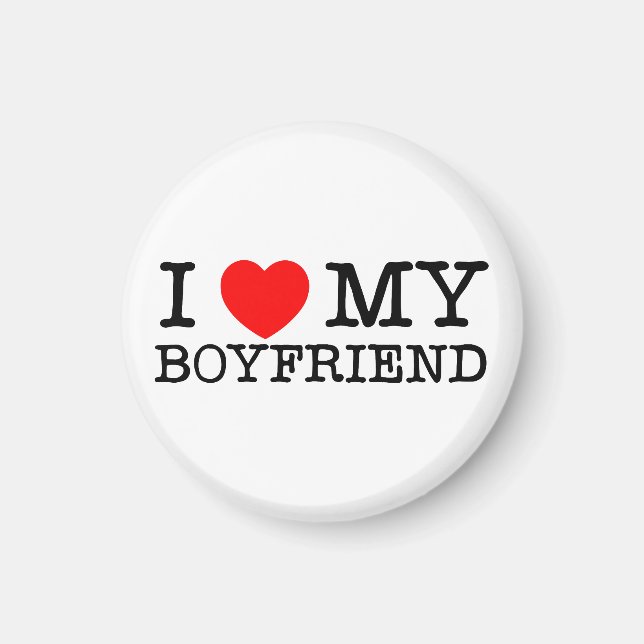 Íman I love My Boyfriend  (Frente)
