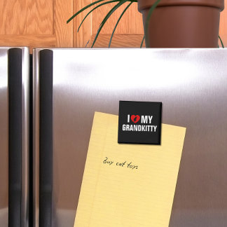 Íman I Love My Grandkitty Cat Lover