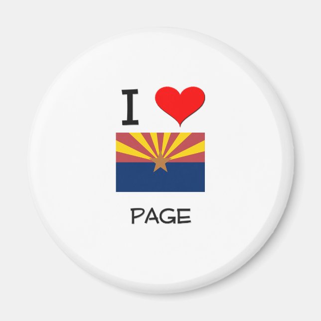 Íman I Love PAGE Arizona (Frente)