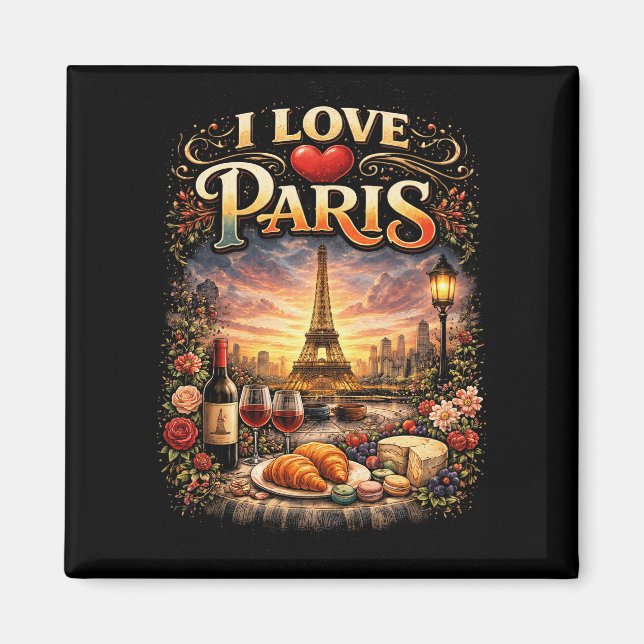 Íman I Love Paris (Frente)