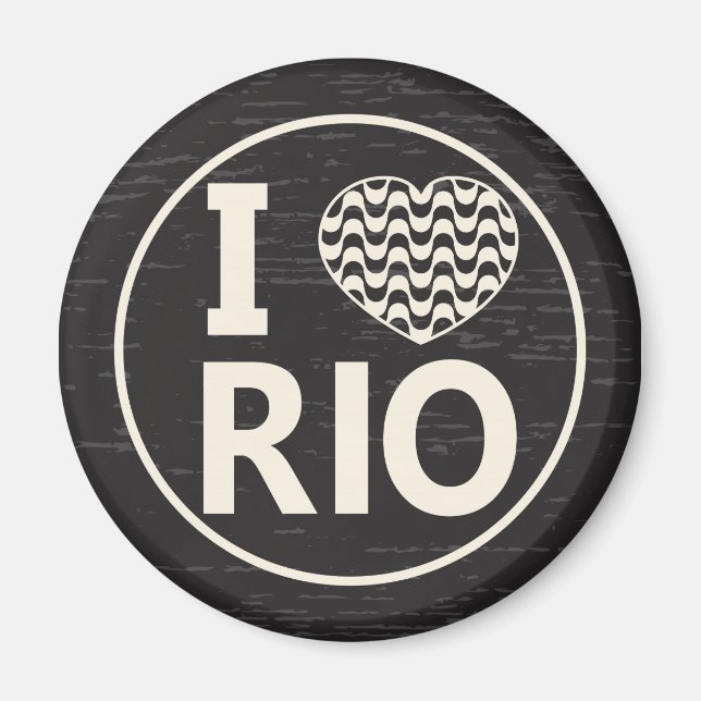 Íman I love Rio (Frente)