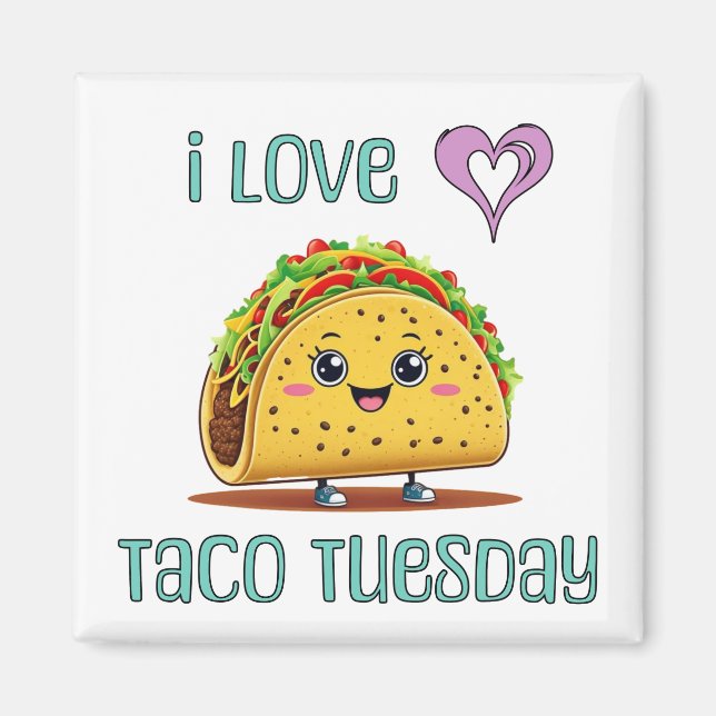Íman I Love Taco Tuesday (Frente)