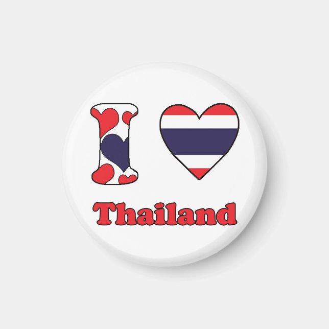 Íman I love Thailand (Frente)