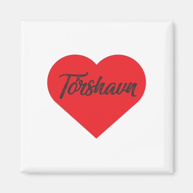 Íman I Love Tórshavn - Ilhas Faroé (Frente)