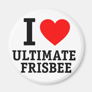 Íman I Love Ultimate Frisbee