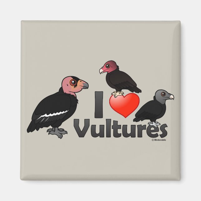 Íman I Love Vultures (América do Norte) (Frente)