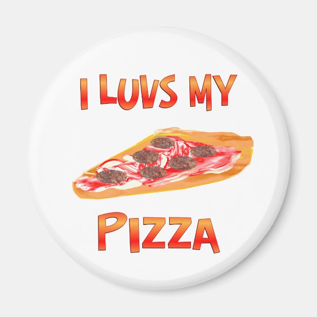 Íman I Luvs Pizza (Frente)