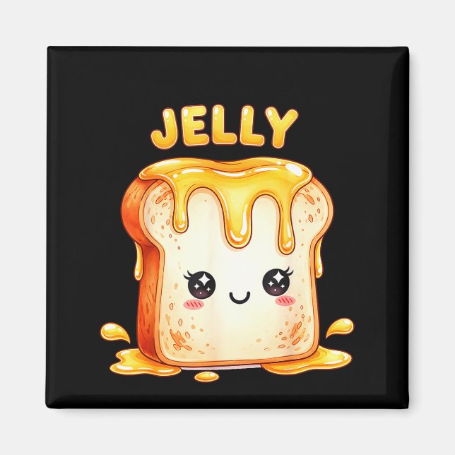 Íman I’m With The Jelly Funny Matching Couple Cute Kawa (Frente)