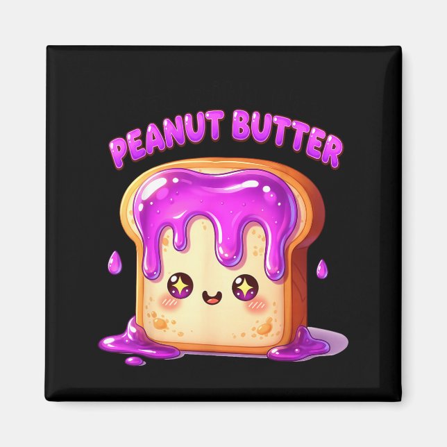 Íman I’m With The Peanut Butter Funny Matching Couple C (Frente)