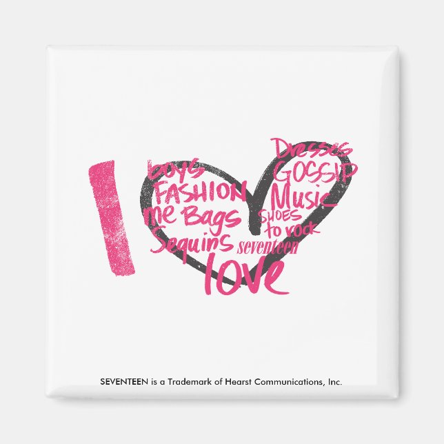 Íman I Magenta de Grafite Cardíaco (Frente)