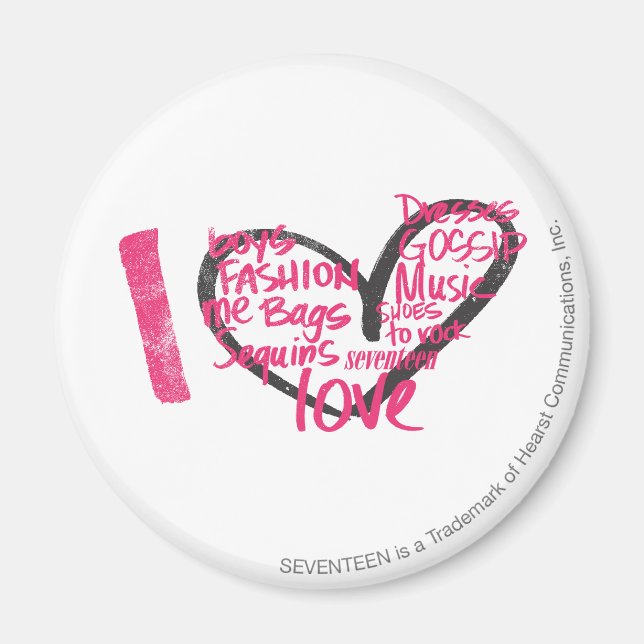 Íman I Magenta de Grafite Cardíaco (Frente)