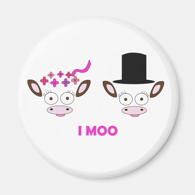 Íman "I Moo" vaca temida, noiva (Frente)