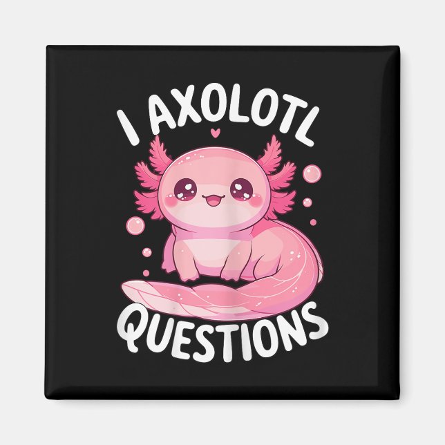 Íman I Perguntas sobre Axolotl (Frente)