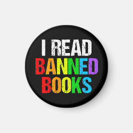 Íman I Read Banned Books Rainbow