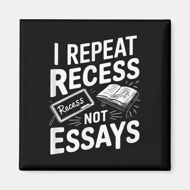 Íman I Repeat Recess Recess Not Essays  (Frente)