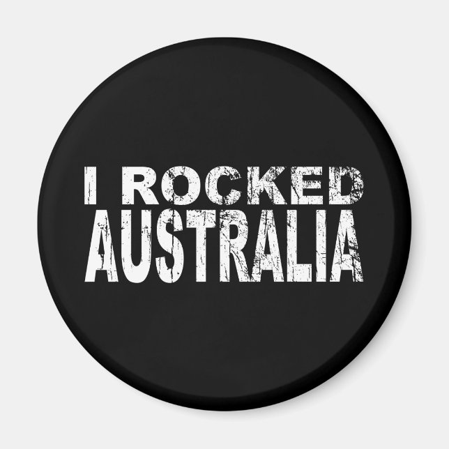 Íman I Rocked Austrália (Frente)
