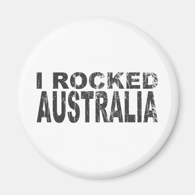 Íman I Rocked Austrália (Frente)