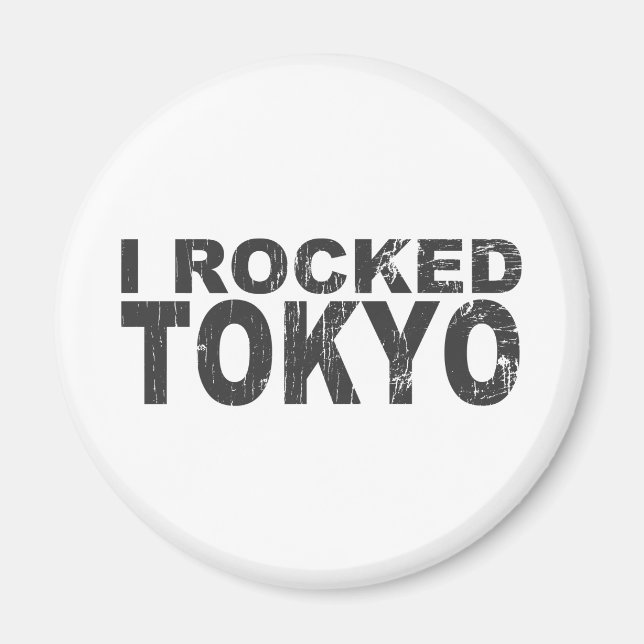 Íman I Rocked Tokyo Magnet (Frente)