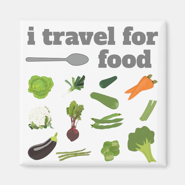 Íman i viagem para comida Magnet (Frente)