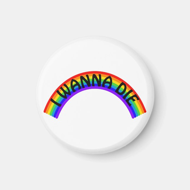 Íman I Wanna Die - Rainbow (Frente)