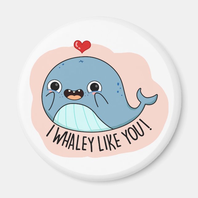 Íman I Whaley Like Yu Funny Whale Pun (Frente)
