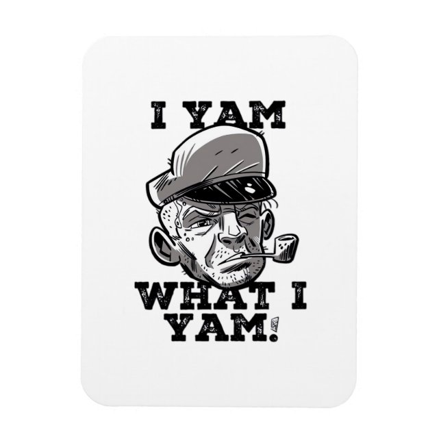 Íman I Yam What I Yam Classic Meme Design (Vertical)